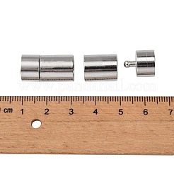真鍮製バヨネット留め金  プラチナ  21x11.5mm  穴：10mm&nbsp;X-KK646-2