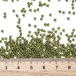 TOHOラウンドシードビーズ  日本製シードビーズ  （金光沢緑茶457)個  11/0  2.2mm  穴：0.8mm  約5555個/50g&nbsp;SEED-XTR11-0457