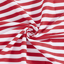 縞模様の綿織物  長方形  レッド  1000x1600x0.2mm&nbsp;DIY-PH0037-96D
