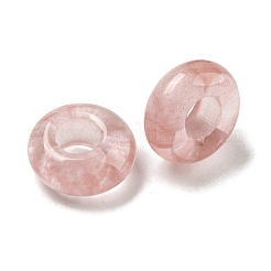 チェリークォーツガラスビーズ  ロンデル  10x4.5mm  穴：3.5mm&nbsp;G-Q173-03A-09