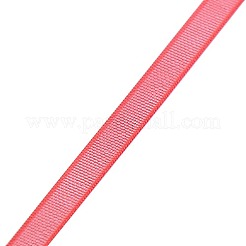 ポリエステルオーガンジーリボン  レッドオレンジ  1/4インチ（6mm）  400ヤード/ロール（365.76メートル/グループ）&nbsp;ORIB-L001-02-235
