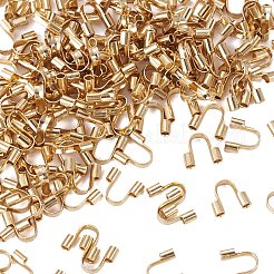 304サージカルステンレススチールワイヤーガーディアンとプロテクター150個  18KGP本金メッキ  穴：1mm  4.7~5x5.5x1.6mm&nbsp;STAS-TA0006-35B-G