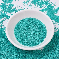 MIYUKIデリカビーズ  シリンダー  日本製シードビーズ  11/0  (db0729) 不透明なターコイズグリーン  1.3x1.6mm  穴：0.8mm  約10000個/袋  50 G /袋&nbsp;SEED-X0054-DB0729
