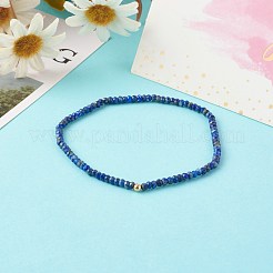 天然混合宝石ビーズのストレッチブレスレット  内径：2-3/8インチ（5.9cm）&nbsp;BJEW-JB06382