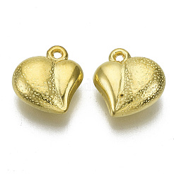 CCBプラスチックチャーム  ハンマー  DIYのジュエリーには  ハート  ゴールドカラー  14x13~14x6mm  穴：1.4mm  約860個/500g&nbsp;CCB-N003-45G