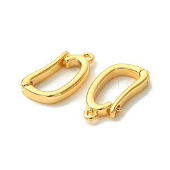 シェグレース真鍮スナップ留め具  ナゲット  カドミウムフリーと鉛フリー＆ニッケルフリー  18KGP本金メッキ  16x2.5x8.5mm  穴：1mm&nbsp;XGRQ5F049-811G