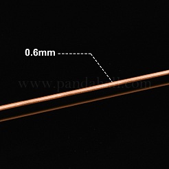 DIYワイヤーラップジュエリー作成キット  銅線と炭素鋼の丸ペンチを含む  メッキなし  22ゲージ  0.6mm  約22ヤード/ロール  1roll /セット&nbsp;PT-BC0001-48A