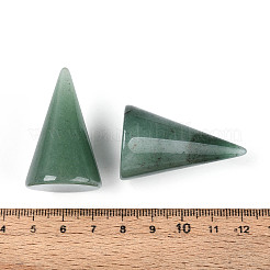 天然グリーンアベンチュリンリングディスプレイスタンド  円錐形  2.45~2.55x3.9~4.1cm&nbsp;G-T144-06F