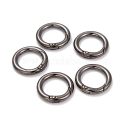 合金プッシュ式リングカン  Oリング  ガンメタ色  6ゲージ  24x4mm  内径：16.5mm&nbsp;PALLOY-M015-01B