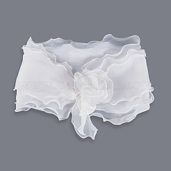 シフォンショール  女性用ラップ  雪  1780x250mm&nbsp;AJEW-WH20054-037A