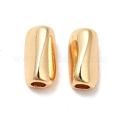 真鍮ビーズ  カドミウムフリー＆ニッケルフリー＆鉛フリー  豆  18KGP本金メッキ  7x3.5x3.5mm  穴：1.5mm&nbsp;LS-KK-M233-14G
