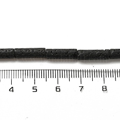 天然溶岩岩ビーズ連売り  コラム  13.5~14x4~4.5mm  穴：1.2mm  約28個/連  15.16''（38.5センチメートル）&nbsp;G-D464-41