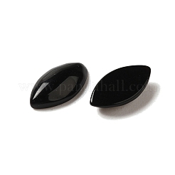 合成ブラックストーンカボション  馬の目  8x4x2.5~3mm&nbsp;G-F772-01B-09