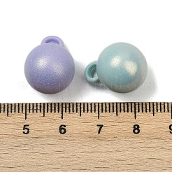 オペークアクリルパーツ  ラウンド  ミックスカラー  18.5x14mm  穴：3mm&nbsp;OACR-B031-37