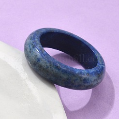 女性用天然石プレーンバンドリング  usサイズ6 1/2(16.9mm)&nbsp;RJEW-P044-01A-M