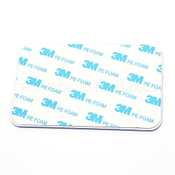 アクリルサインステッカー  公共のドアのプルサイン  壁のドアの付属品の印のため  ドジャーブルー  75x120x2mm&nbsp;DIY-WH0181-69A