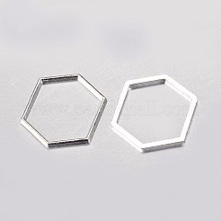 合金フレームコネクター  六角  ミックスカラー  18x20x1mm&nbsp;PALLOY-E446-06B
