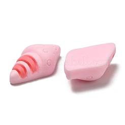 オペーク樹脂カボション  巻き貝  ピンク  23x13x8mm&nbsp;CRES-D001-05