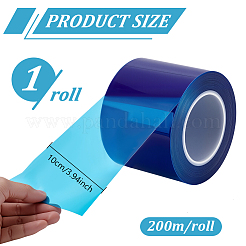 時計・ジュエリー用PVC保護フィルムテープ  ディープスカイブルー  100mm&nbsp;DIY-WH0750-103C