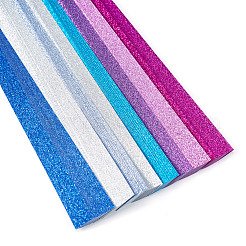 200 個 2 色のらき☆すた折り紙紙  折り紙  ミックスカラー  240x9.5x0.1mm  100個/カラー&nbsp;DIY-TADJ0001-11