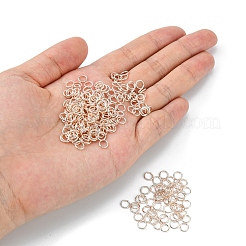 鉄オープン丸カン  ラウンド  ローズゴールド  21ゲージ  5x0.7mm  内径：3.6mm  約1000個/50g&nbsp;IFIN-YW0001-41RG