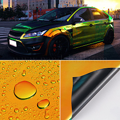 光沢のあるカラフルな diy 車体フィルム ビニール車ラップ ステッカー デカール エアリリース フィルム  カラフル  135x50cm&nbsp;ST-F570-50CM