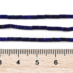 天然石ラピスラズリビーズ連売り  グレードAA  コラム  2.5x4.5mm  穴：0.6mm  約98~99個/連  15.53''（39.45センチメートル）&nbsp;G-U013-A01-01
