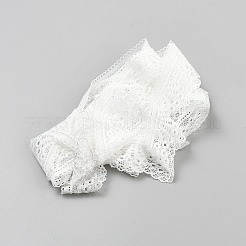 スパンデックスリボン  服飾材料  ホワイト  1-1/8インチ（30mm）&nbsp;OCOR-WH0112-019E