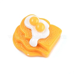 オペーク樹脂カボション  模造食品  卵と乾杯  18x17x10.5mm&nbsp;CRES-Z013-01E
