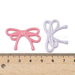 プラスチックカボション  蝶結び  ミックスカラー  22.5x33x2.5mm&nbsp;KY-G031-10