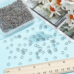 変色防止304ステンレススチールオープン丸カン1000個。  ステンレス鋼色  5x0.8mm  20ゲージ  内径：3.4mm&nbsp;STAS-LP0001-39P-03