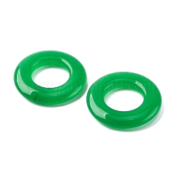 天然マレーシアジェイドリンキングリング  30x4.5mm  内径：15mm&nbsp;G-H001-36