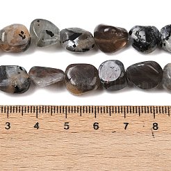 天然石ムーンストーンビーズ連売り  ナゲット  10~14x10~12x4~7mm  穴：1mm  約36~43個/連  13.78~15.35''（35~39センチメートル）&nbsp;G-A284-A01-02