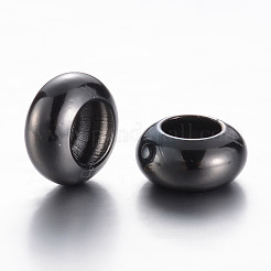 真鍮製スペーサービーズ  カドミウムフリー＆鉛フリー  ロンデル  ミックスカラー  8x4mm  穴：4mm&nbsp;X1-KK-P050-02