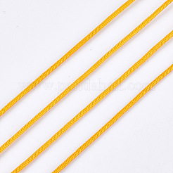 ナイロン編みコード  ビーズ細工、ジュエリー製作、マクラメ工芸用の中国結び紐  ゴールド  1.5mm  約120.29ヤード（110m）/ロール&nbsp;NWIR-S007-26