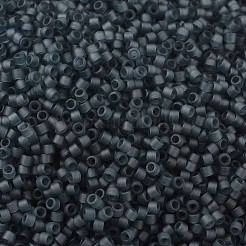MIYUKIデリカビーズ  シリンダー  日本製シードビーズ  11/0  （db0387)マット透明モンタナ光沢  1.3x1.6mm  穴：0.8mm  約2000個/10g&nbsp;X-SEED-J020-DB0387