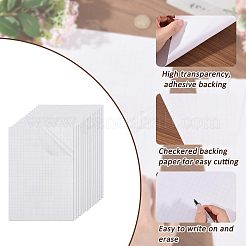 透明PETラミネートフィルム  DIY工芸品  長方形  透明  300x210x0.2mm&nbsp;AJEW-WH0709-425