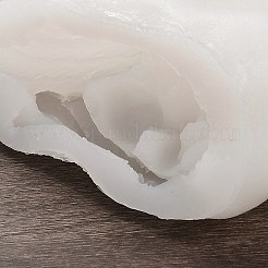 エンジェルハートキャンドルシリコン像型  肖像彫刻 肖像彫刻 香り付きキャンドル作り  ホワイト  13x8x6.5cm  内径：9.5x5のCM&nbsp;DIY-L072-020