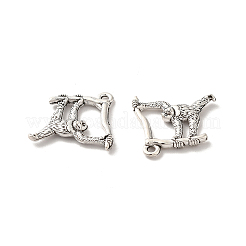 合金のチベット風チャーム  オランウータンのチャーム  アンティークシルバー  23x20x2.5mm  穴：1.4mm  約416個/500g&nbsp;TIBE-B001-71AS
