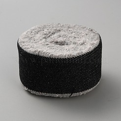 ポリエステルレーストリムリボン  洋服縫製  ブラック  1-5/8インチ（40mm）  約5.47ヤード（5m）/ロール&nbsp;OCOR-WH0108-19D