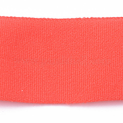 折り返し伸縮性のある縫製  ナイロンストレッチトリム弾性リボン  ヘアタイヘッドバンド用  トマト  20mm&nbsp;OCOR-WH0030-A14