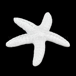 オペーク樹脂カボション  ヒトデ  ミックスカラー  64x70x8mm&nbsp;RE-CBAF00C-03