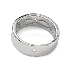 304ステンレススチール製ワイドフィンガーリング  ステンレス鋼色  7mm  内径：18mm&nbsp;RJEW-H230-12C-P