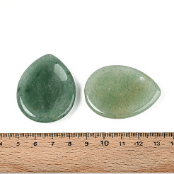 不安を和らげる天然グリーンアベンチュリンの心配石  ティアドロップ  45x35x7.5~8mm&nbsp;G-T144-13H