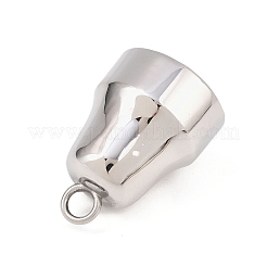 304ステンレスベルペンダント  ステンレス鋼色  37x27mm  穴：5.5mm&nbsp;STAS-Z171-21P