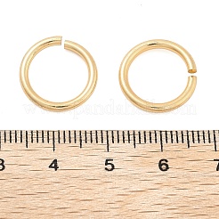 アルミオープン丸カン  丸く切ったのこぎり  ライトゴールド  15x2mm  12ゲージ  内径：11mm&nbsp;FIND-G086-01D-LG