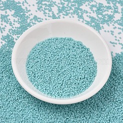 MIYUKIデリカビーズ  シリンダー  日本製シードビーズ  11/0  （db1595)マット不透明シーオパールab  1.3x1.6mm  穴：0.8mm  約2000PCS /ボトル  10 G /ボトル&nbsp;SEED-JP0008-DB1595