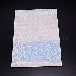 防水 a4 自己粘着性の光沢のあるレーザー写真用紙  接着剤付き  インクジェット印刷用  カラフル  29.85x21x0.02cm&nbsp;AJEW-WH0223-96A