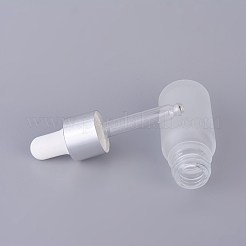 10mlすりガラス瓶  長く細い点滴器を使って  銀  8x2.5cm  容量：10ミリリットル&nbsp;MRMJ-WH0056-08B
