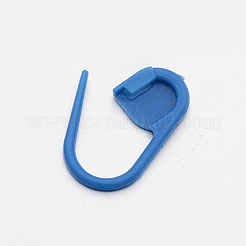 プラスチック編みかぎ針編みのロックステッチマーカーホルダー  混合スタイル  ミックスカラー  21x11x3mm  穴：8x10mm&nbsp;TOOL-X0004